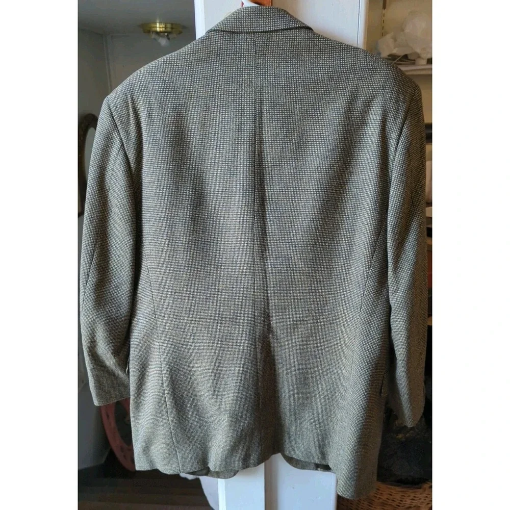 CANALI Proposta 100% Green PURE WOOL suit sport coat jacket blazer US 52R‎ Italy